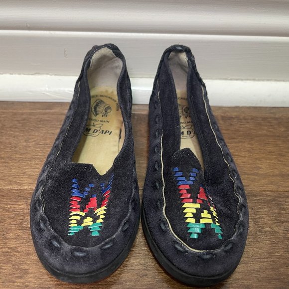 Pom D’api Suede Slip On Shoes sz 8 - Picture 3 of 10